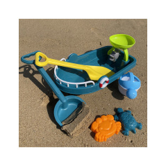 Statek z akcesoriami do zabawy w piasku i wodzie / Woopie