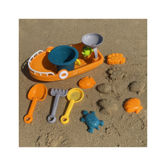 Statek z akcesoriami do zabawy w piasku i wodzie / Woopie