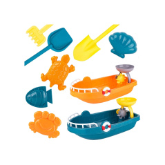 Statek z akcesoriami do zabawy w piasku i wodzie / Woopie