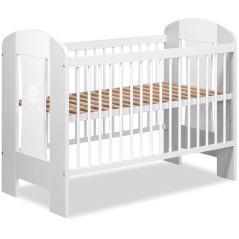 Łóżeczko dziecięce Nati koniczynka 120x60 cm / Klupś