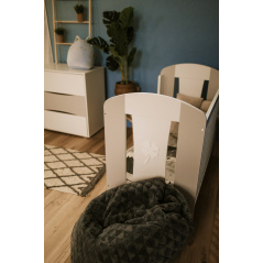 Łóżeczko dziecięce Nati koniczynka 120x60 cm / Klupś