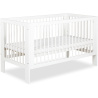 Łóżeczko dziecięce Olivia białe 140x70 cm / Klupś