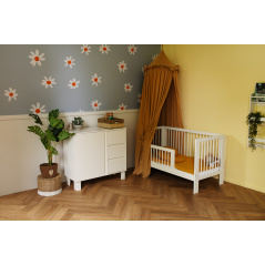 Łóżeczko dziecięce Olivia białe 140x70 cm / Klupś