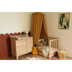 Łóżeczko dziecięce Olivia buk 140x70 cm / Klupś