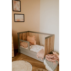 Łóżeczko dziecięce Pauline 120x60 cm + barierka / Klupś