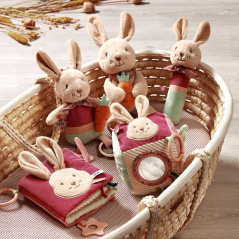 Książeczka sensoryczna Króliczek karo / Babyono