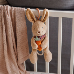 Maskotka króliczek karo z pozytywką / Babyono