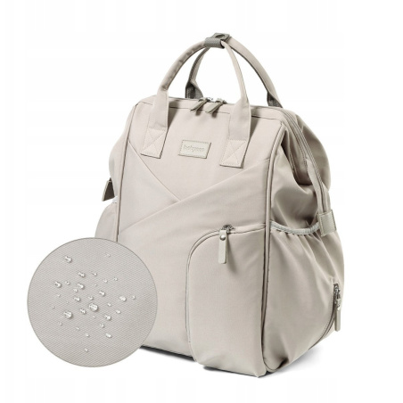 Plecak dla mamy Modern style beżowy / Babyono