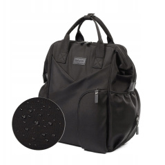 Plecak dla mamy Modern style czarny / Babyono