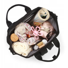 Plecak dla mamy Modern style czarny / Babyono