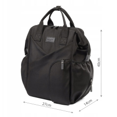 Plecak dla mamy Modern style czarny / Babyono