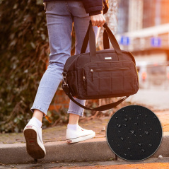 Torba podróżna dla mamy Czarna / Babyono