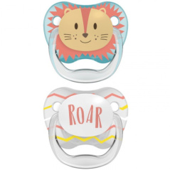 Smoczek ortodontyczny PreVent 0+ Lew 2 szt. / Dr. Brown's