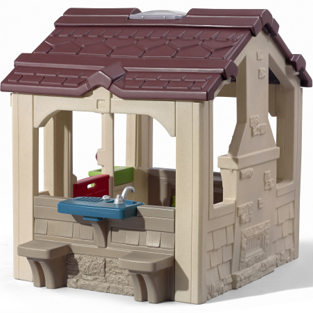 Domek ogrodowy z ławeczkami / Step2