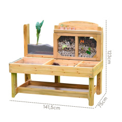 MASTERKIDZ Stół Obserwacyjny Ogrodowa Stacja Badawcza Owadów i Roślin