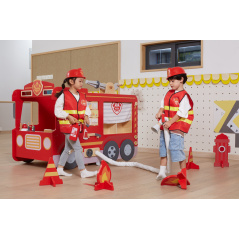 Duży wóz strażacki z akcesoriami / Viga