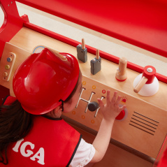 Duży wóz strażacki z akcesoriami / Viga