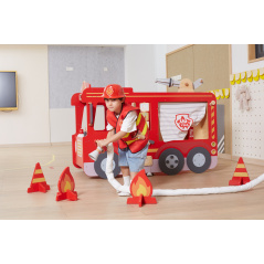 Duży wóz strażacki z akcesoriami / Viga
