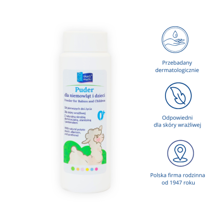 Puder dla niemowląt i dzieci 100g / Skarb Matki