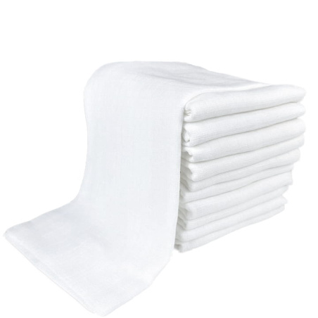 Pieluszki tetrowe białe 60x80 cm 10 szt. / Bocioland