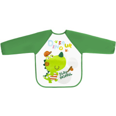 Śliniaczek ceratowy z rękawkami Dino / Bocioland