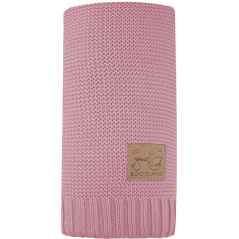 Kocyk bambusowo-bawełniany Paris 80x100 cm Wrzosowy / Bocioland