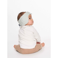 Miękka opaska wygłuszająca dla niemowląt 0-6m Szara / Dooky