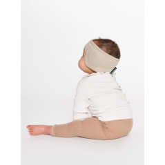 Miękka opaska wygłuszająca dla niemowląt 6-12m Beżowa / Dooky