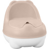Nocnik z oparciem Bear Potty różowy / BoJungle
