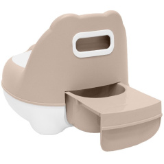 Nocnik z oparciem Bear Potty różowy / BoJungle