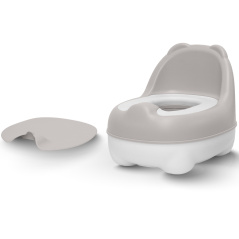 Nocnik z oparciem Bear Potty beżowy / BoJungle
