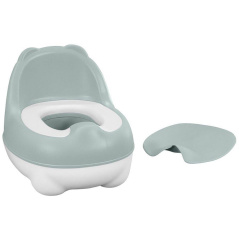 Nocnik z oparciem Bear Potty zielony / BoJungle