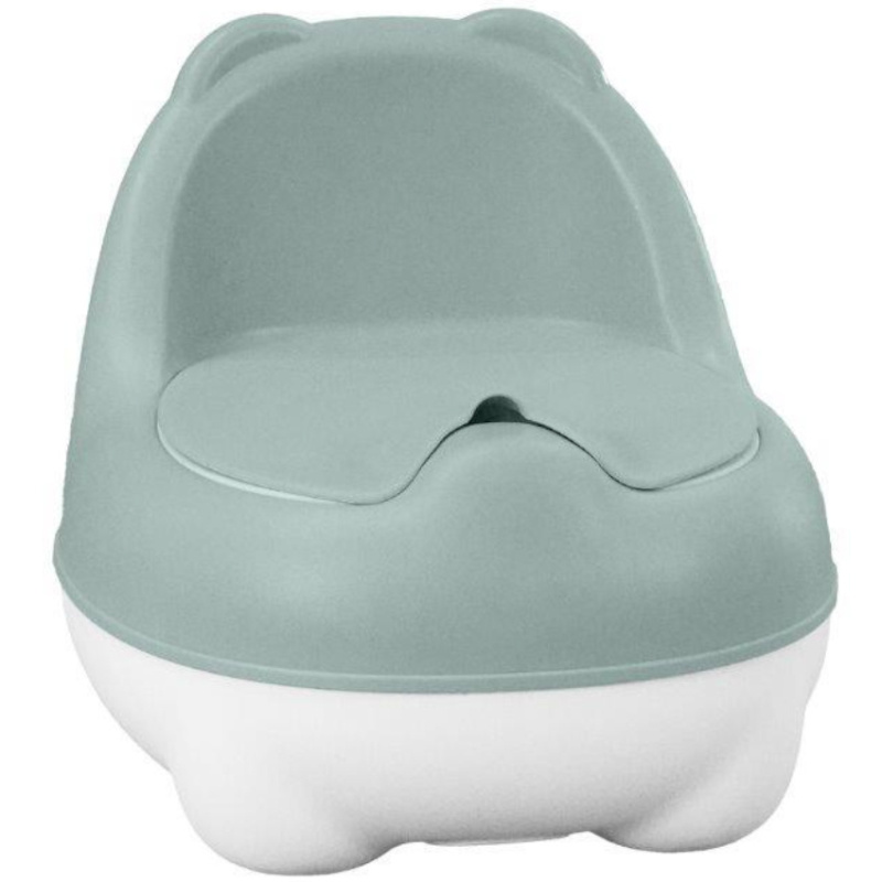 Nocnik z oparciem Bear Potty zielony / BoJungle