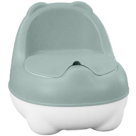 Nocnik z oparciem Bear Potty zielony / BoJungle