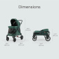 Spacerówka Chariot do 60 kg Emerald green / Familidoo