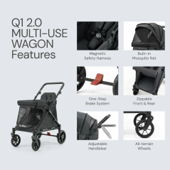 Spacerówka Chariot do 60 kg Charcoal grey / Familidoo