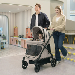 Spacerówka Chariot do 60 kg Ash rose / Familidoo