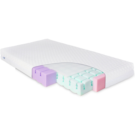 Materac dziecięcy Aero piankowy 120x60x10 cm / Baby Matex