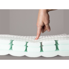Materac dziecięcy Aero piankowy 120x60x10 cm / Baby Matex