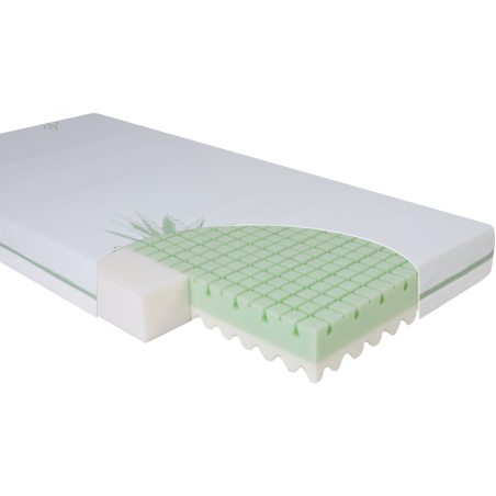 Materac dziecięcy Eco Green piankowy 120x60x10 cm / Baby Matex