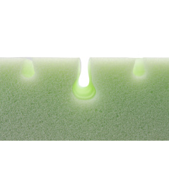 Materac dziecięcy Eco Green piankowy 120x60x10 cm / Baby Matex