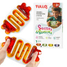 Gniotek sensoryczny z cieczą Squishy pomarańczowy / Tullo