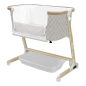 Łóżeczko dostawne z kołyską Prima Cloud grey / Carrello