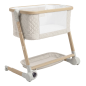 Łóżeczko dostawne z kołyską Salsa Cremio beige / Carrello