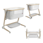 Łóżeczko dostawne z kołyską Salsa Velora grey / Carrello Łóżeczko dostawne z kołyską Salsa Velora grey / Carrello