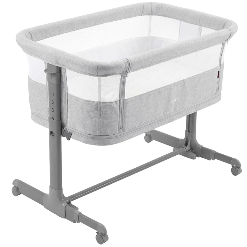 Łóżeczko dostawne Picto Tao grey / Carrello Łóżeczko dostawne Picto Tao grey / Carrello