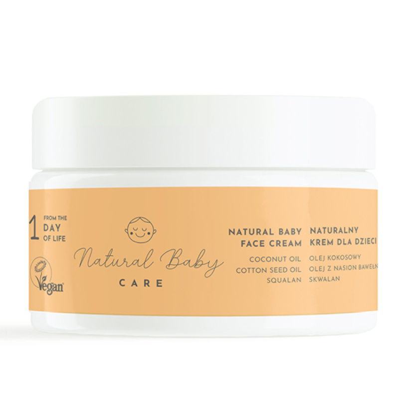 Naturalny krem do twarzy dla dzieci 50 ml / Natural Baby Care Naturalny krem do twarzy dla dzieci 50 ml / Natural Baby Care