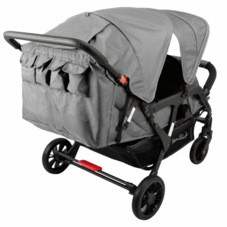 Wózek spacerowy do żłobka Lidoo Lite Grey 4-osobowy / Familidoo