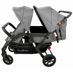 Wózek spacerowy do żłobka Lidoo Lite Grey 4-osobowy / Familidoo