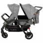 Wózek spacerowy do żłobka Lidoo Lite Grey 4-osobowy / Familidoo